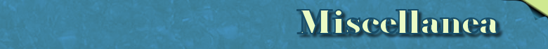 Miscellanea